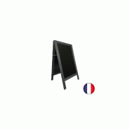 Chevalet stop trottoir - Cadre bois, dimensions 127 x 75 cm - Référence : LSTF38AN