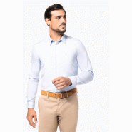 Chemise popeline manches longues homme -  Réf: PK504