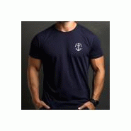 Tshirt bleu marine imprimé Marine Nationale - Militaires, Gendarmerie, Police et Sécurité