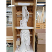 Caisse en bois sur mesure pour l'emballage de sculpture, objet d'art et de luxe - LEC EMBALLAGE