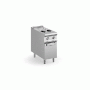 Friteuse électrique MBM - 2x8 Litres sur placard - Acier inoxydable - DOMINA PRO 900