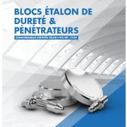 Blocs étalon certifiés ISO/IEC 17025 Vickers, micro-Vickers, Rockwell, Brinell, Knoop