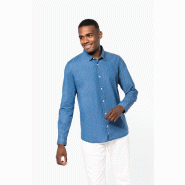 Chemise denim homme -  Réf: K512