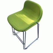 Tabouret haut Neo Lite - Materia d'occasion - Design moderne et empilable avec repose pied