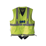 Harnais ht22 avec veste réfléchissante jaune taille m