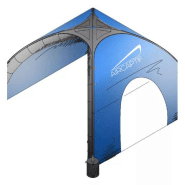 Tente igloo personnalisable léger, compact, autonome - AirCaptif