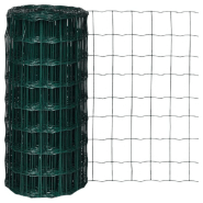 Vidaxl clôture euro acier 10 x 0,8 m vert 140572