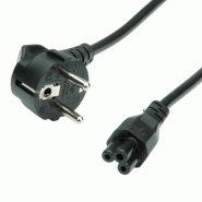 VALUE Câble d'alimentation pour notebook 3 pôles, noir, 1,8 m