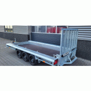 Porte engins 4mx1m50 3T5 3 essieux de1500kg