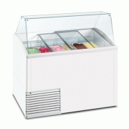 Vitrine à crèmes glacées - 10 bacs de 5 litres slant 510 ice