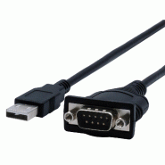 EXSYS EX-13002 Câble USB 2.0 vers 1 x série RS-232 avec connecteur 9 broches Prolific Chip-Set