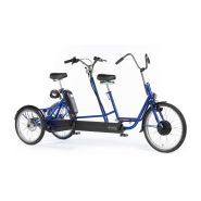 Tandem tricycle électrique - enfant devant - Nexus 7 vitesses - Moteur Bafang 43V/250W