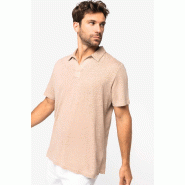 Polo en lin homme -  Réf: NS220