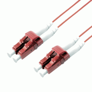 Roline câble fo slim 50/125µm om4, lsoh, lc/lc, violet, 1 m