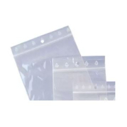 SACHET Transparent PET/PE Ouverture ZIP et Thermoscellable 160 x