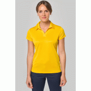 Polo sport manches courtes femme - Réf: PA483 - PROACT - 100% polyester, respirant