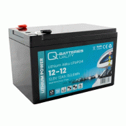 Batterie Lithium Q-Batteries Akku LifePO4 12-12 12,8V 12Ah
