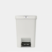 Poubelle à pédale StepUp -25 litres - Light Grey - Brabantia - Tri organisé et respectueuse de l'environnement