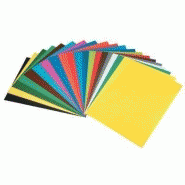 Paquet de 250 feuilles Kaléidoscope A2 100g assortis - prix pas