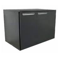 Frigo fûts de stockage Monobloc 1/2 CV - Groupe incorporé sur le côté droit - Livraison en panneaux sur palette