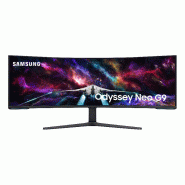 Samsung G95NC LED display 144,8 cm (57&quot;) 7680 x 2160 pixels Dual UHD Noir, Blanc