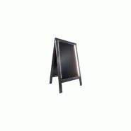 Chevalet stop trottoir - Bois, 127 x 75 cm, Éclairage LED - Référence : LSTF38AN+LED