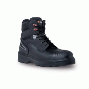 Chaussure de sécurité haute cuir noir s3 src