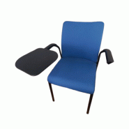 Chaise visiteur empilable avec tablette écritoire - Steelcase Eastside d'occasion - confortable