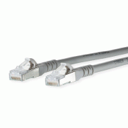 METZ CONNECT Cordon de brassage Cat.6A AWG 26, gris, 2 m