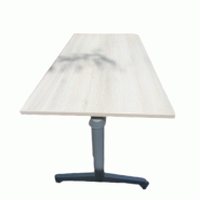 Table basculante d'occasion Steelcase 140 x 70 cm - beige, mécanisme de basculement facile, structure robuste