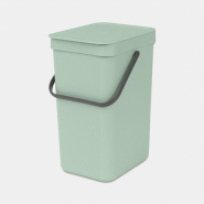 Poubelle Brabantia Sort &amp; Go - 12 litres - Jade Green - Multi-talent - volume S (12 L)