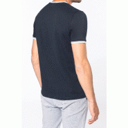 T-shirt maille piquée col rond homme -  Réf: K373