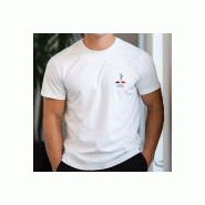 Tshirt blanc Marine Nationale - Militaires, Gendarmerie, Police et Sécurité