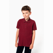 Polo manches courtes bio 180 enfant -  Réf: K2029