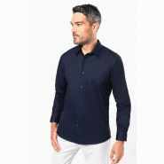 Chemise popeline manches longues homme -  Réf: K513