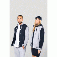 Blouson Teddy à capuche Unisexe -  Réf: K4003