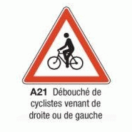 Signalisation de danger type a21