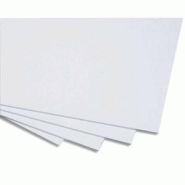 Paquet de 25 feuilles bristol 200 gr format 50x65 cm uni blanc