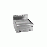 Grillade rainurée gaz à poser MBM - Acier inoxydable 18-10 - 10.2Kw - GFT66R