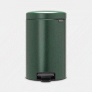 Poubelle à pédale NewIcon 12 litres - Pine Green - Design intemporel et pratique pour la maison et le bureau