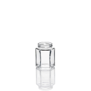 11 bocaux en verre 190 ml Twist Off 58 mm Hexagonal (capsule NON incluse) - WJ000368