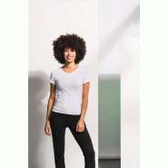 T-shirt femme col v Feel Good -  Réf: SK122