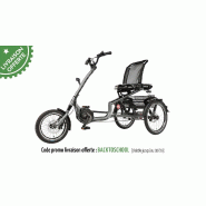 Tricycle électrique Scoobo - assistance Bosch Active Plus - 7 vitesses Nexus - Pfautec