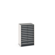 Armoire à tiroirs Cubio avec 10 tiroirs SL-8612-10.3 - 40020065