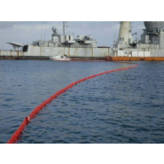 Barrage anti-pollution gonflable pour lutter contre les pollutions de produits pétroliers bruts ou raffinés