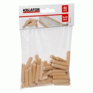 Lot de 150 tourillons Diam.8 x 40 mm WOLFCRAFT