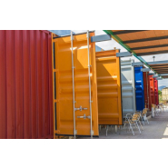 Container convertible pour municipalités, régions et État : bureaux, espaces sportifs et culturels, stockage, vestiaire, tribune temporaire -Twenty 20