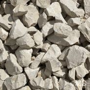 Bloc calcaire ton pierre 30/50 - Pierre à gabion / paillage minéral à usage décoratif - BLOC AMBRE 30/50