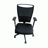 Fauteuil ergonomique Majencia For All Noir d'occasion - design contemporain et confort optimal