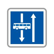 Panneau de signalisation indication de conditions particulières de circulation - C24aex.4